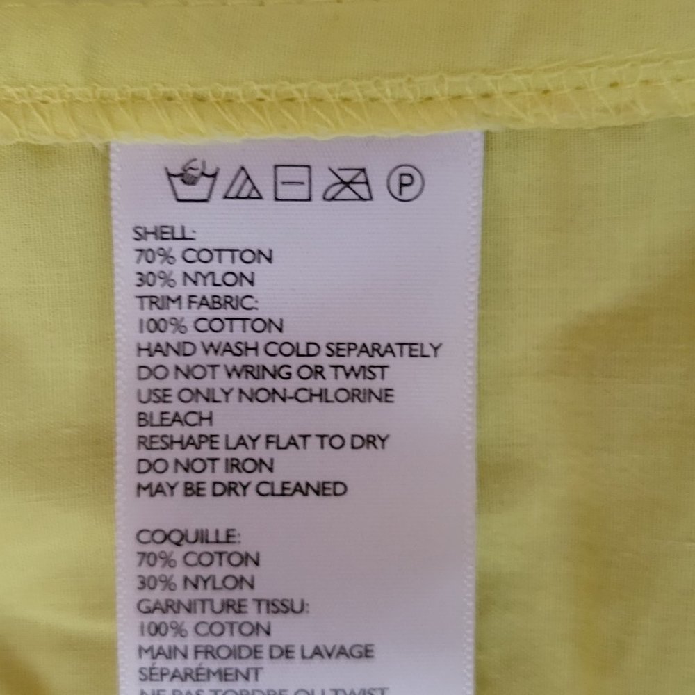 Silence+Noise bright yellow Corseted Lace Tube Top Sz 4 - Picture 2 of 7